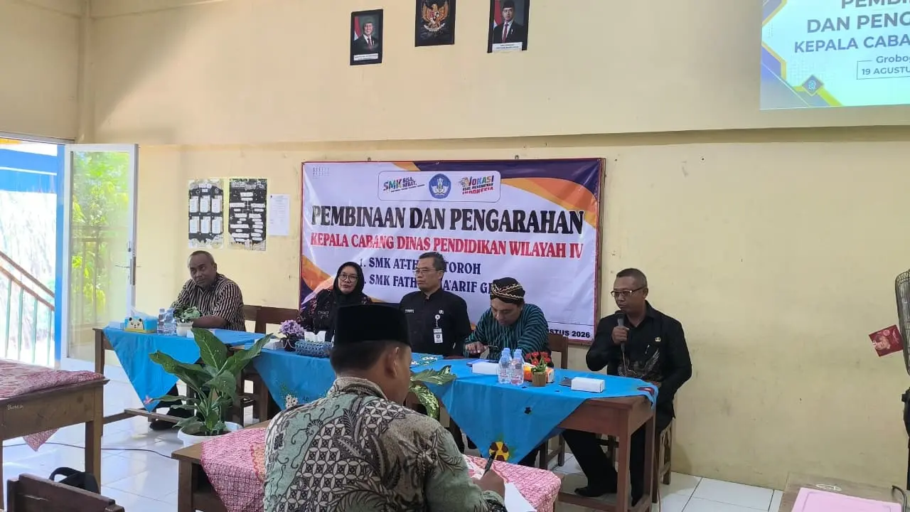 Pembinaan dan Pengarahan oleh Kepala Cabang Dinas Pendidikan Wilayah IV